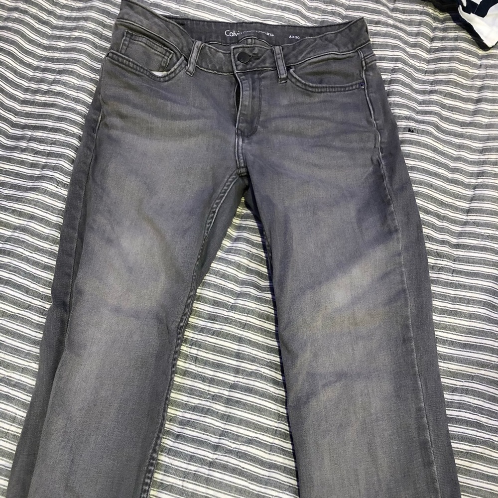 Calvin Klein Grey ultimate skinny jeans
